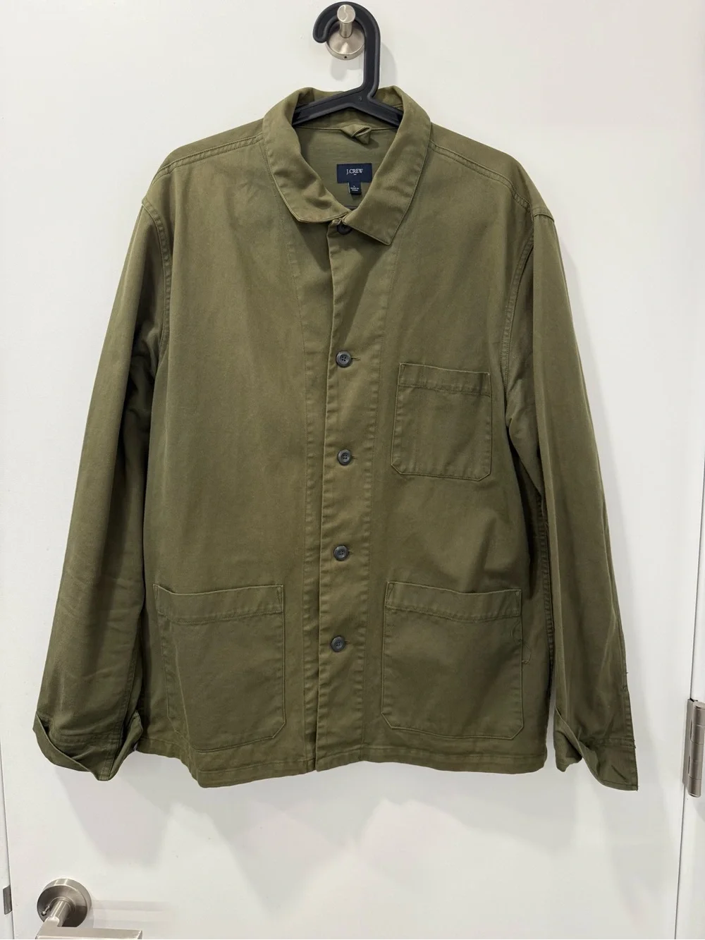 J. Crew Olive Green Lightweight Utility Jacket